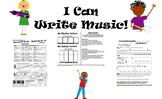 I Can Write Music! Project Bundle