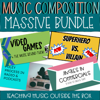 Preview of Music Composition Unit Bundle