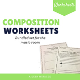 Music Composition Worksheets {Bundle}