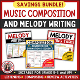 Music Composition and Melody Writing Activities & Workshee