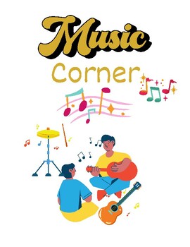 Preview of Music Corner ( Digital, Printable )