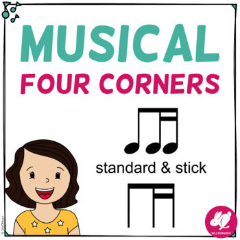 Preview of Music Corners Rhythm Activity - Ti-Tika, Ta-dimi, Ti-Tiri - Stick and Standard