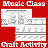 Music Craft Coloring | Music Class Activity | Preschool Ki