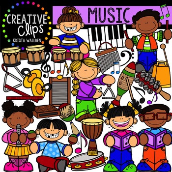Preview of Music {Creative Clips Digital Clipart}