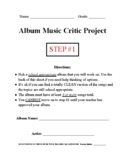 Music Critic Project (Music Appreciation)