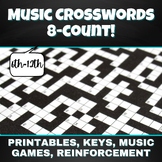 Music Crosswords 8-Count