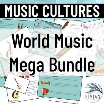 Preview of Music Cultures of the World Unit & Supplemental Materials Mega BUNDLE