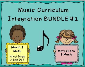 Preview of Music Curriculum Integration BUNDLE #1