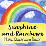 Music Decor Bundle: Sunshine and Rainbows