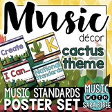 Music Decor: Cactus-Themed Music Statements and Standards
