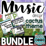 Music Decor: Cactus-Themed $$$ Saving Bundle - Save 40%!