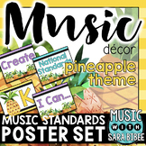 Music Decor: Pineapple-Themed Music Statements and Standards