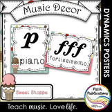 Music Decor - SWEET SHOPPE - Dynamics Posters (Elements of Music)