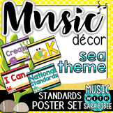 Music Decor: Sea-Themed Music Statements and Standards