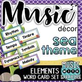 Music Decor: Sea-Themed Music Term Cards