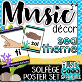 Music Decor: Sea-Themed Solfege Handsign Posters