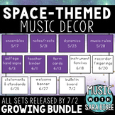 Music Decor: Space-Themed $$$ Saving GROWING Bundle - SAVE 79%