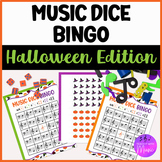 Music Dice Bingo Game *Halloween Edition*