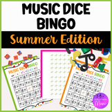 Music Dice Bingo Game *Summer Edition*