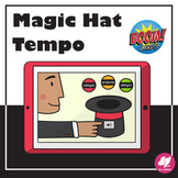 Music Distance Learning - Boom Cards - Magic Hat TEMPO Gam