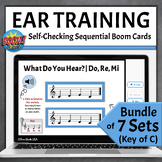 Music Ear Training Boom Cards | Melodic Identification BUN