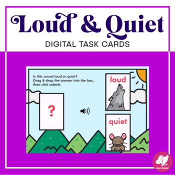 Preview of Primary Music Class Activity - Loud and Quiet Identification Game - BOOM Cards
