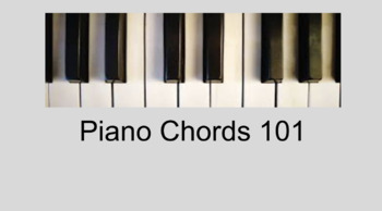 Preview of Choir Distance Learning - Piano Unit (3-5 Weeks)
