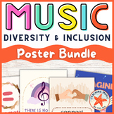 Music Diversity Inclusion Belonging SEL Posters | Classroo