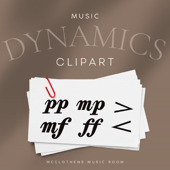 Preview of Music Dynamics Clipart