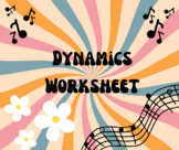Music Dynamics Worksheet