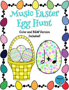 Music Easter Egg Hunt By The Musical Librarian Rachael Spears Tpt