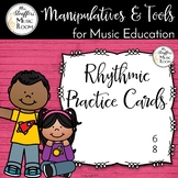 Music Education Tools - Rhythm Practice Cards {Six Eight}