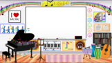 Music Education Virtual Classroom Background