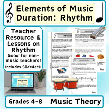 Preview of Music Elements--Rhythm  for Ontario Music Teachers grades 4 to 8