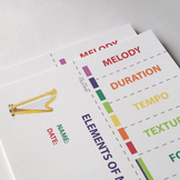 Discover the Elements of Music: Engaging Foldable Activity