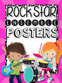 Music Ensemble Posters and Bulletin Board Set {Rock Star Themed}