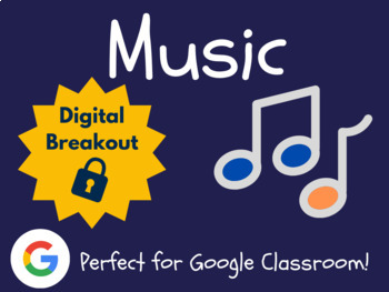 Preview of Music Escape Room | Music in Our Schools Month Digital Breakout