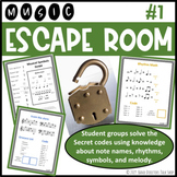 Music Escape Room #1 (Teams use music theory clues to solve codes)