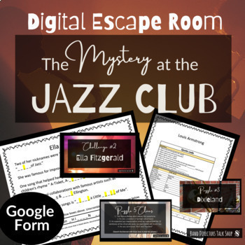 Preview of Music Escape Room - The Mystery @ Jazz Club - ALL DIGITAL! (Black History Month)