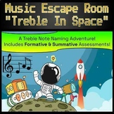 Music Escape Room: Treble in Space (Treble Note Naming)