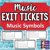 Music Exit Tickets - Music Symbols