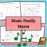 Music Family Mazes