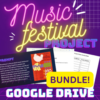 Preview of Music Festival Project BUNDLE!