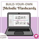 Music Flashcards - Movable Pieces to Make Your Own Solfege Patterns!