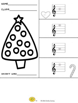 Christmas Music Activities (Music Flipbooks) by Emily Conroy | TpT