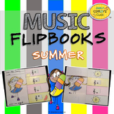Summer Music Activities (Music Flipbooks)