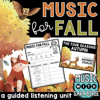 Preview of Music For Fall - Mini Guided Listening Unit {Presentation w/ Video Links}