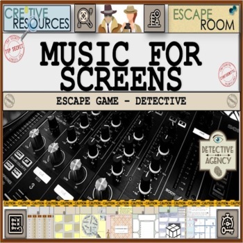 Preview of Music For Screens Music Escape Room