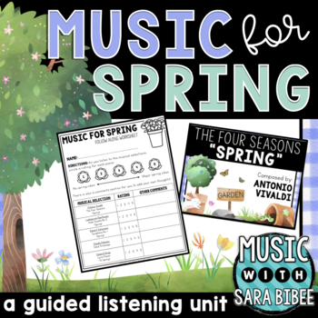 Preview of Music For Spring - Mini Guided Listening Unit {Presentation w/ Video Links}