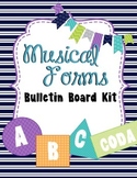 Music Forms Bulletin Board Kit - Woodland Critters Theme